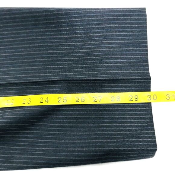 Hart Schaffner Marx Suit Wool Gold Trumpeter 44 S Stripe Gray 39 x 30 Pants  USA - Picture 15 of 16